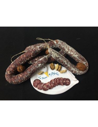 Saucisse sèche au magret de canard et aux noix du Périgord