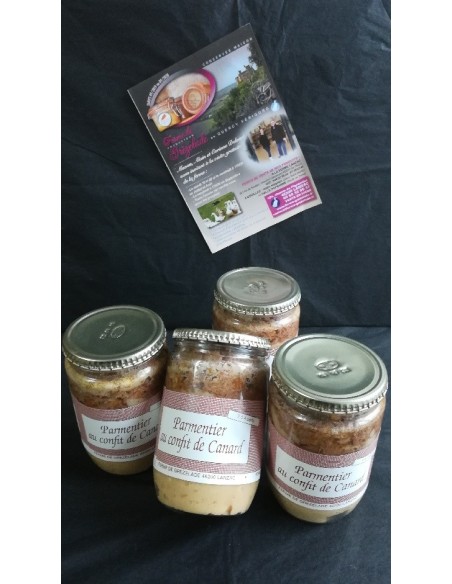 Parmentier au confit de canard 