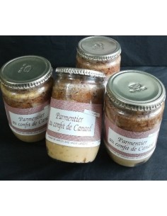 Parmentier au confit de canard