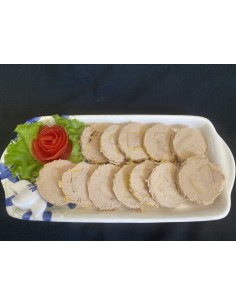 Bloc de foie gras de canard avec morceaux 400gr (10 parts)