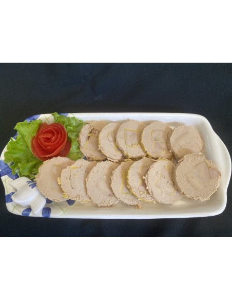 Bloc de foie gras de canard avec morceaux 400gr (10 parts) Bloc de foie gras de canard avec morceaux 400gr (10 parts)