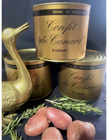 Confit de canard 6 cuisses (1700 gr) - 6 parts Confit de canard 6 cuisses (1700 gr) - 6 parts