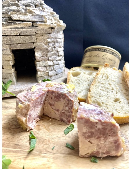 Terrine du Quercy au foie gras de canard - 130 gr