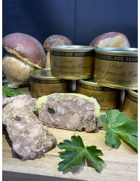Pâté au foie gras de canard et aux cèpes - 130 gr