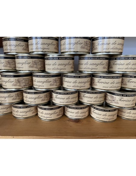 Terrine de sanglier aux châtaignes